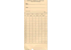 MONTHLY CLOCK CARD - 106000